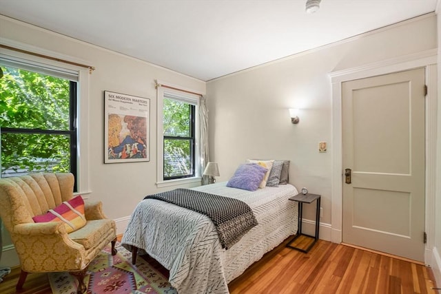 69 Bradfield Ave Unit 1, Boston, MA 02131 - bedroom with multiple windows and light wood-style floors