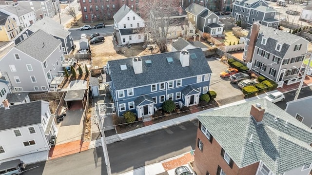 bird's eye view featuring a residential view