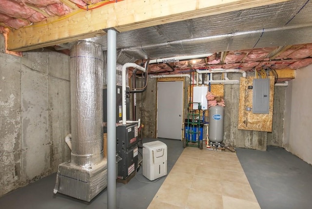 390 Marshall St, Leicester, MA 01524 - utility room with electric panel and tankless water heater