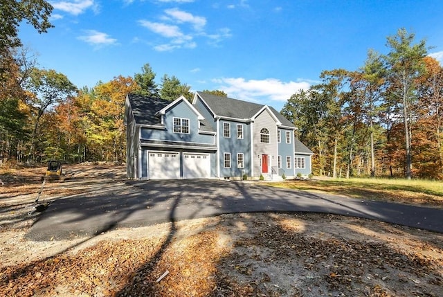 390 Marshall St, Leicester, MA 01524 - view of front property featuring a garage