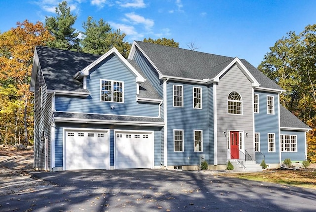 390 Marshall St, Leicester, MA 01524 - view of front of home featuring a garage