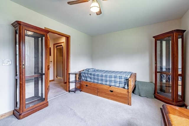140 Sheffield Dr, Belchertown, MA 01007 - bedroom featuring carpet flooring, a ceiling fan, and baseboards