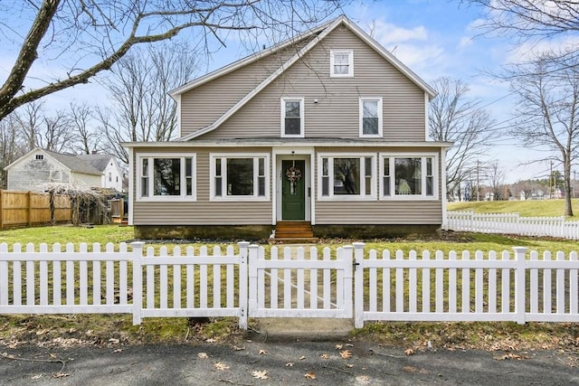127 Carson Ave, Dalton, MA 01226 - view of front of home featuring entry steps and a fenced front yard