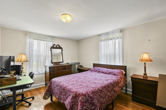 127 Carson Ave, Dalton, MA 01226 - bedroom featuring wood finished floors, an office area, and baseboards