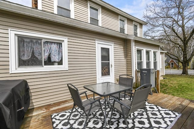 127 Carson Ave, Dalton, MA 01226 - wooden terrace with outdoor dining space