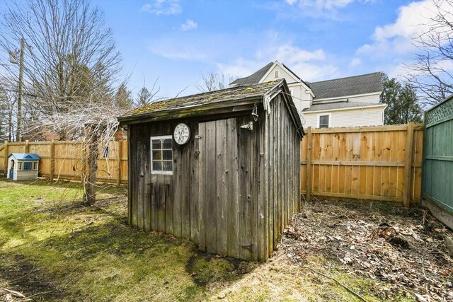 127 Carson Ave, Dalton, MA 01226 - view of shed featuring a fenced backyard