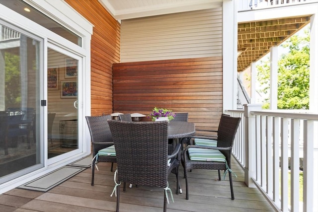 125 Heath St, Somerville, MA 02145 - deck with outdoor dining space