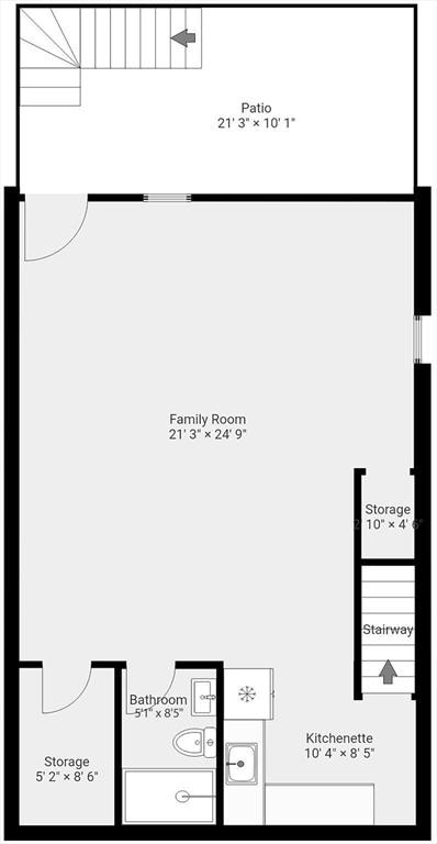 125 Heath St, Somerville, MA 02145 - view of floor plan / room layout