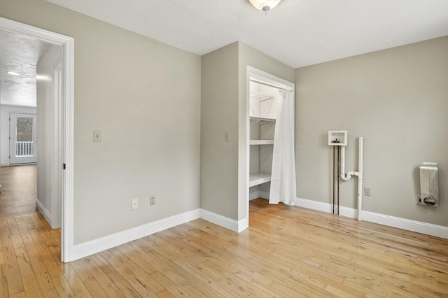 184 Burlingame Rd, Charlton, MA 01507 - unfurnished bedroom featuring baseboards and light wood-style floors