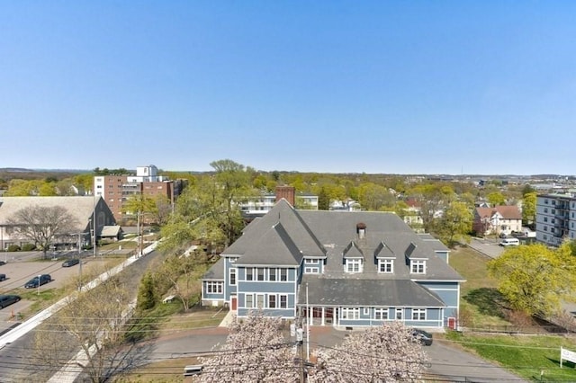 aerial view of property and surrounding area