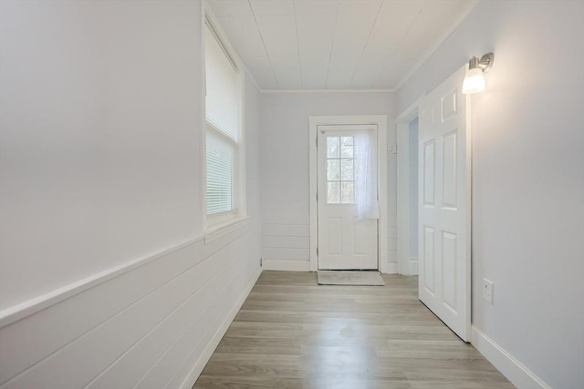 73 Laurie Ave, Abington, MA 02351 - interior space with ornamental molding and light wood-type flooring