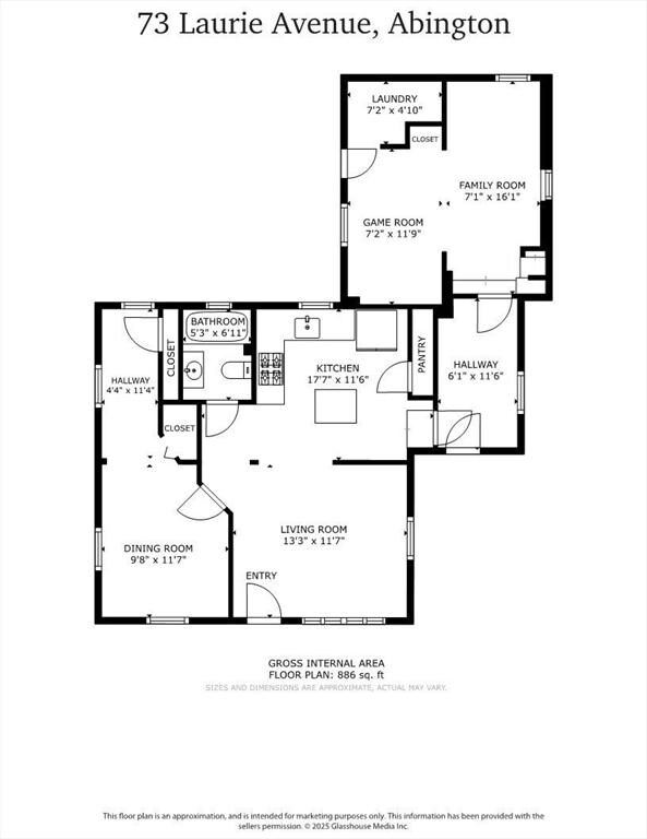 73 Laurie Ave, Abington, MA 02351 - view of layout