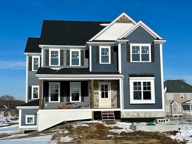 view of front of house featuring a porch