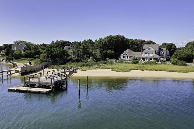 188 S St, Yarmouth, MA 02664 - dock area featuring a water view