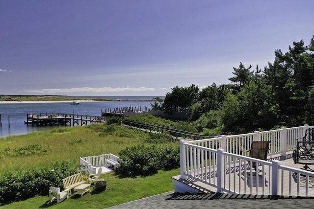 188 S St, Yarmouth, MA 02664 - exterior space with a boat dock