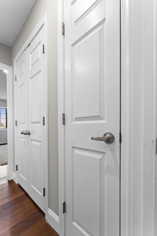 interior details with wood-type flooring