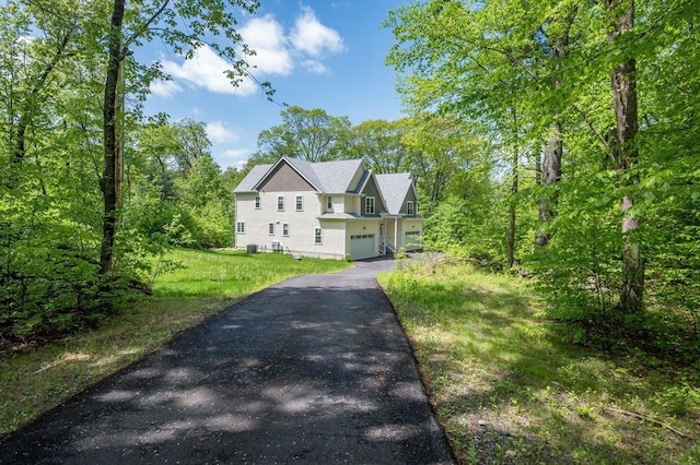 233A Green St Unit A, Boylston, MA 01505 - view of front of property featuring asphalt driveway and an attached garage