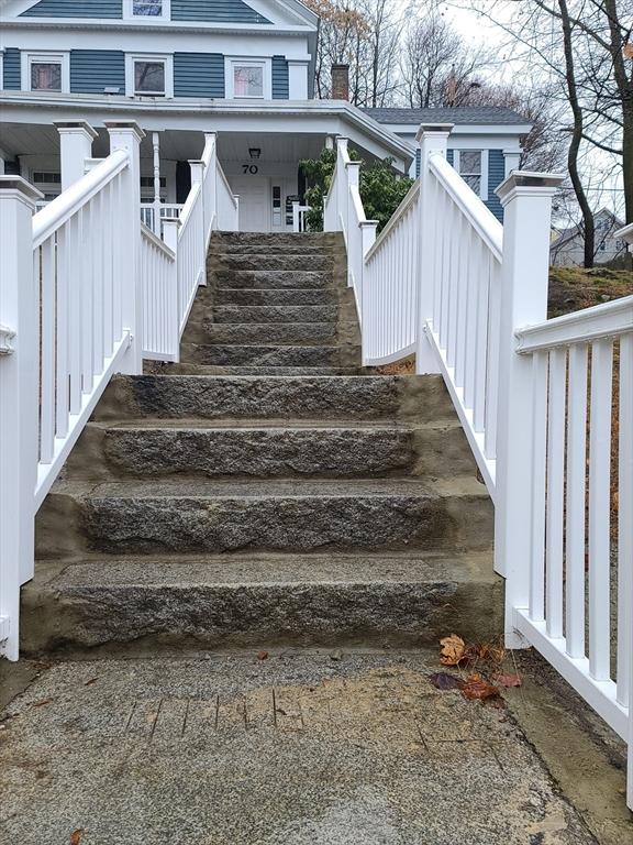 view of staircase