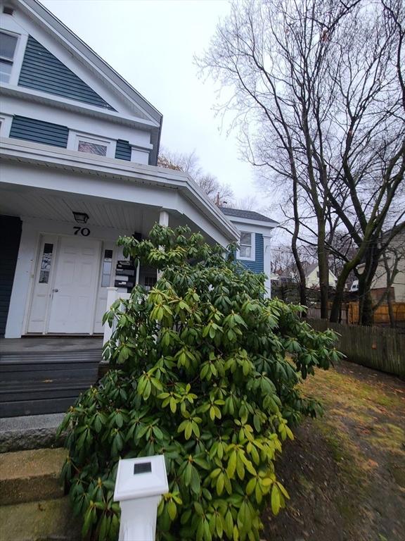 exterior space with covered porch