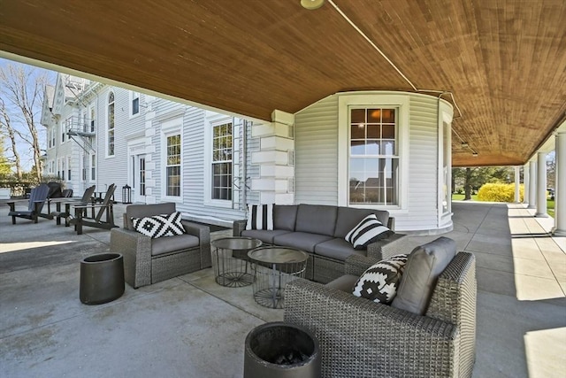 824 Tucker Rd, Dartmouth, MA 02747 - view of patio / terrace with outdoor lounge area