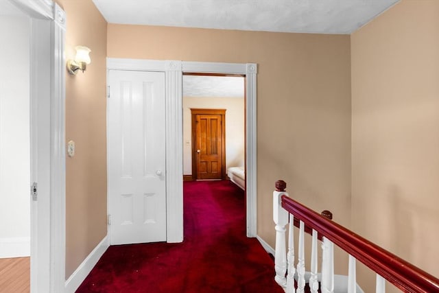 corridor with carpet