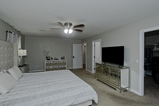 210 Naismith, Springfield, MA 01104 - bedroom featuring a walk in closet, carpet, ceiling fan, and a closet