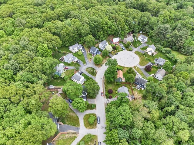 12 Blueberry Ln, Hudson, MA 01749 - view of property location with a heavily wooded area
