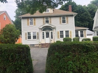 view of colonial home