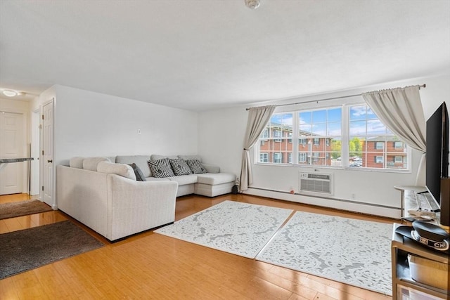 9 Tara Dr Unit 8, Weymouth, MA 02188 - living room with wood finished floors and a baseboard radiator