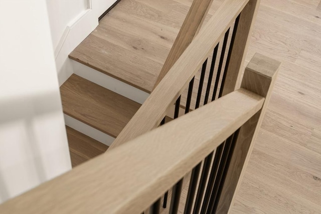 2 Collier Rd, Scituate, MA 02066 - stairs featuring wood finished floors