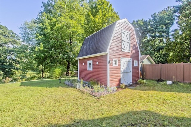 view of barn