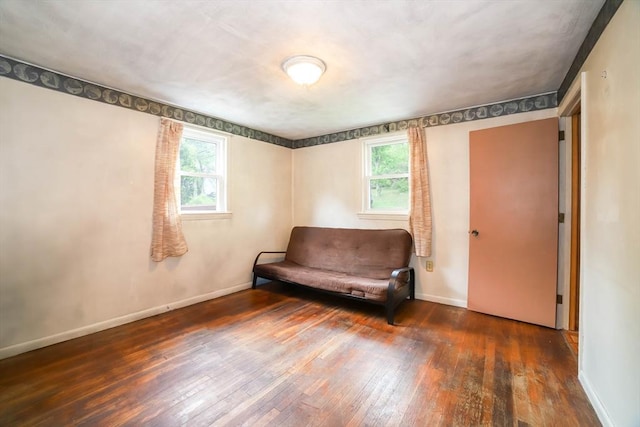 213 Nashua Rd, Billerica, MA 01862 - sitting room with hardwood / wood-style flooring and baseboards