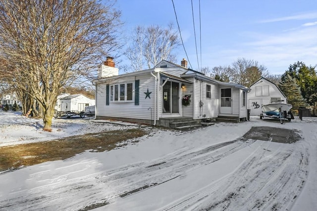 view of bungalow-style home