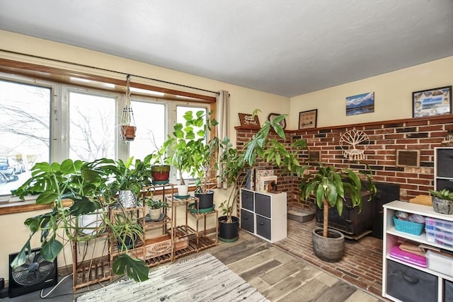 misc room featuring hardwood / wood-style floors