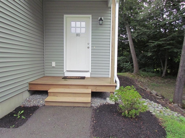 view of entrance to property