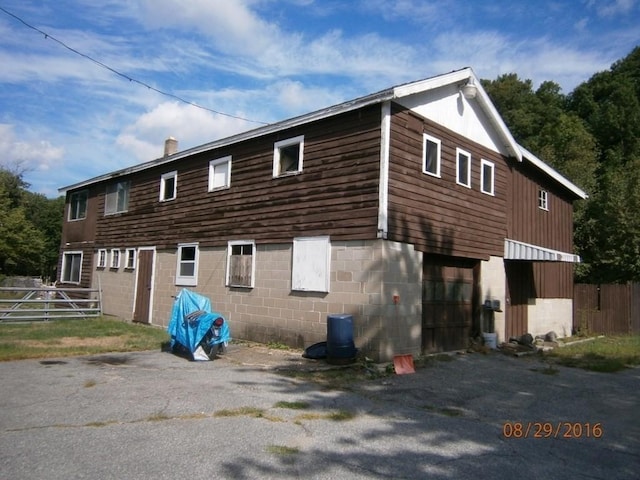 view of back of house