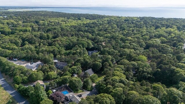 10 Kellies Path, Eastham, MA 02642 - aerial overview of property's location featuring a heavily wooded area