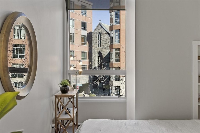 bedroom featuring multiple windows