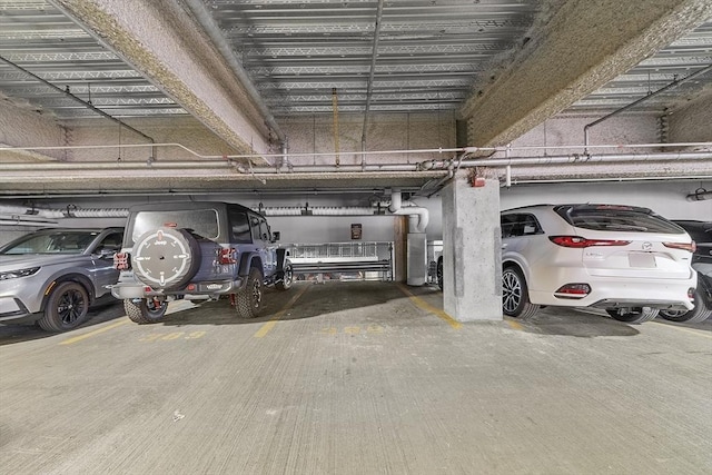 view of parking deck
