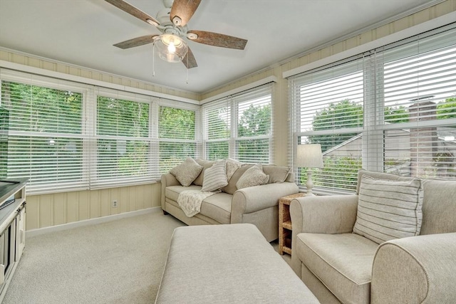 277 Ridgewood Dr, Norwood, MA 02062 - sunroom featuring carpet flooring and baseboards