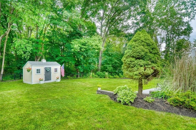 277 Ridgewood Dr, Norwood, MA 02062 - view of yard featuring a storage unit