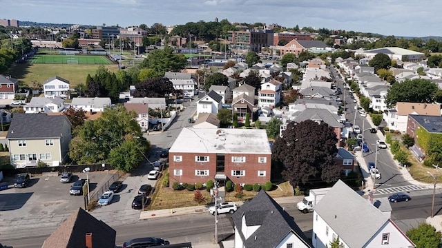 bird's eye view featuring a residential view