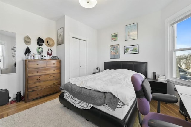 893 E 4th St, Boston, MA 02127 - bedroom with wood finished floors and a closet