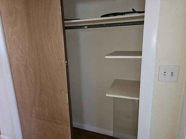 view of closet