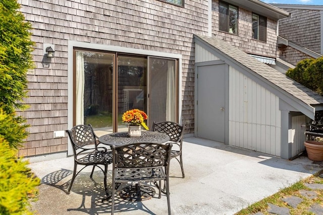 view of patio / terrace with outdoor dining space
