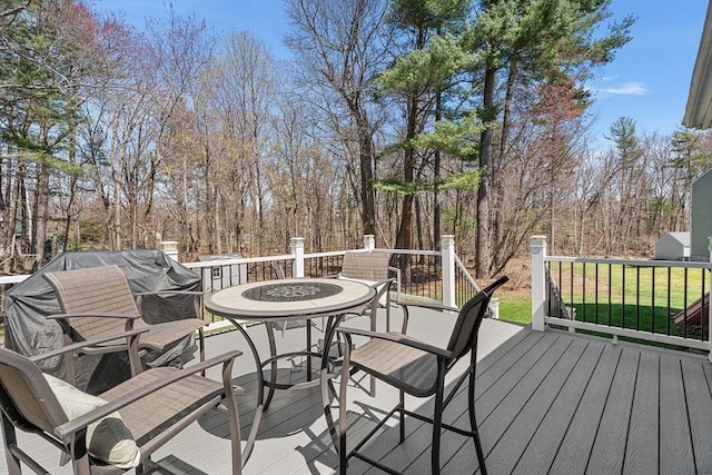 view of deck