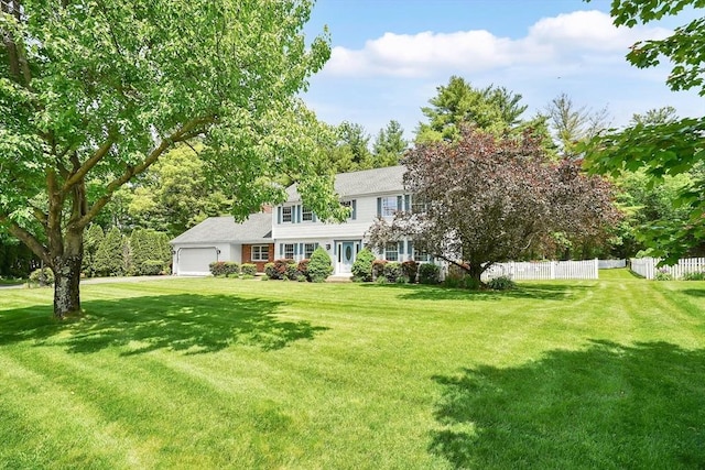 5 Evergreen Cir, Wilbraham, MA 01095 - view of front of property with a garage