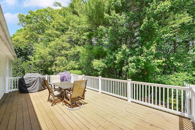 5 Evergreen Cir, Wilbraham, MA 01095 - wooden terrace featuring outdoor dining space