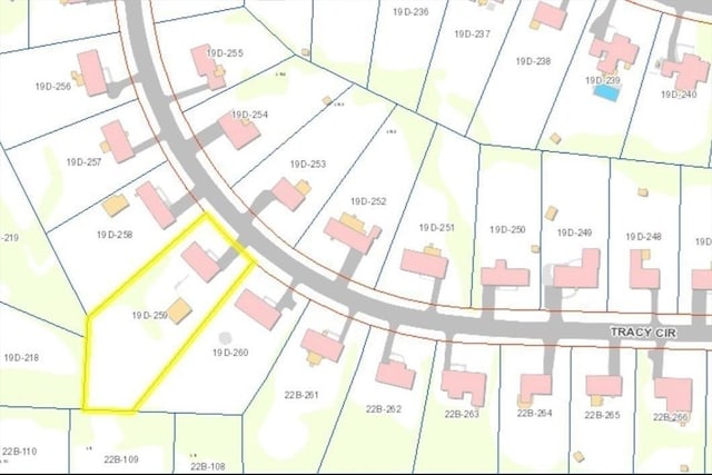 120 Tracy Cir, Amherst, MA 01002 - map of parcels