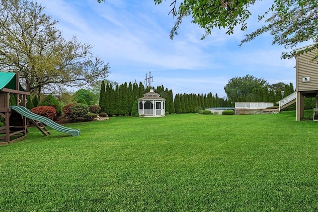 12 Jacobs Ave, Danvers, MA 01923 - view of green lawn with a playground